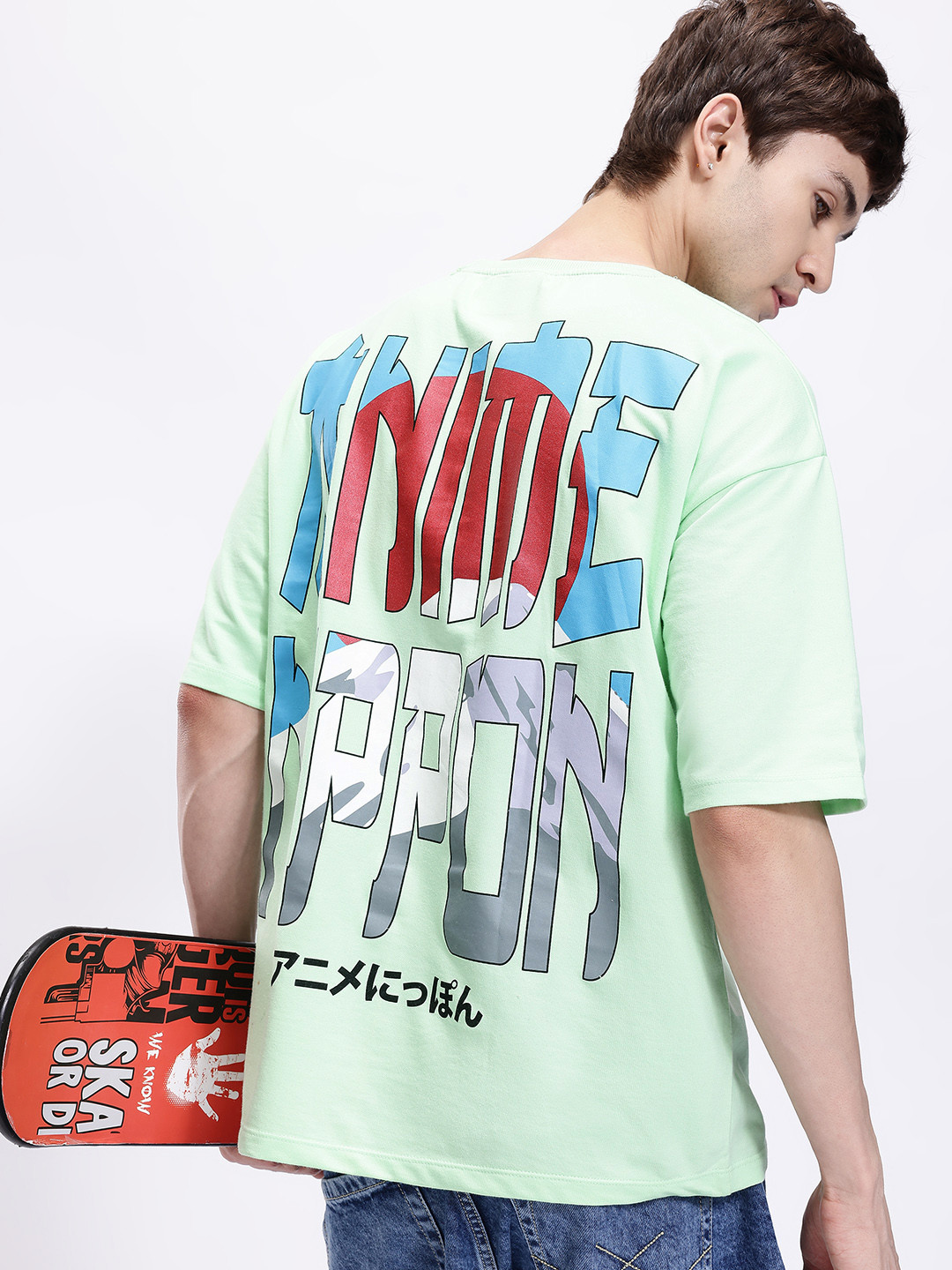 Kook N Keech Anime Nippon Print Oversize T-shirt