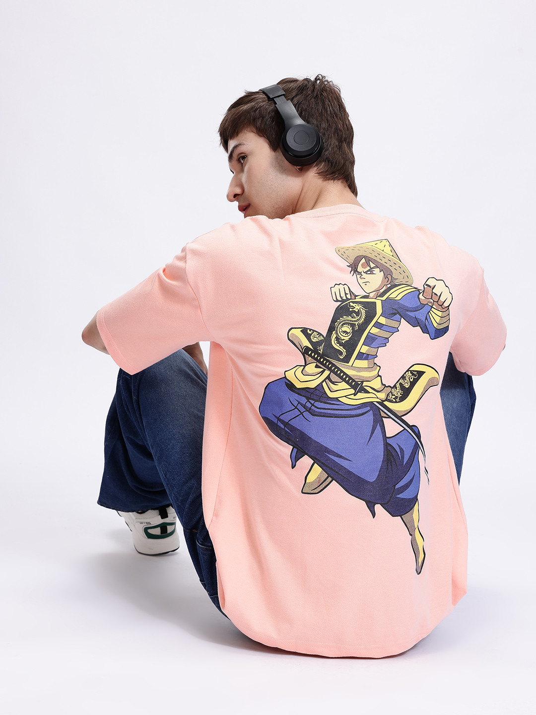 Kook N Keech Anime Nippon Print Oversize T-shirt