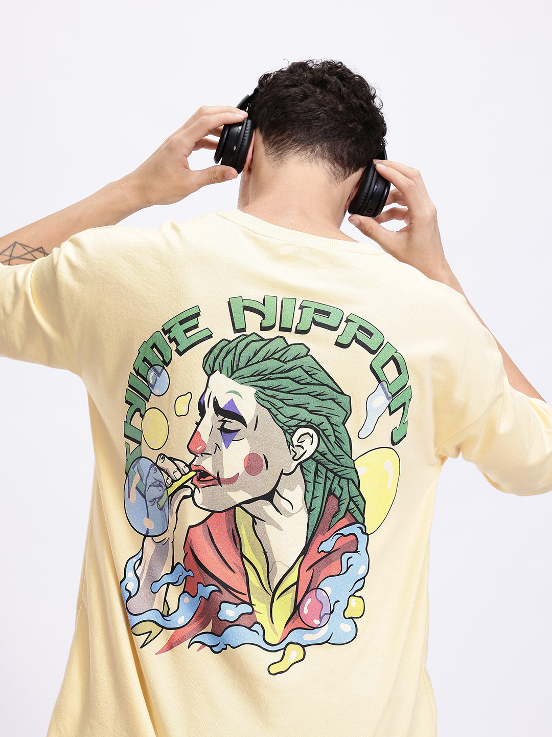 Kook N Keech Avatar Graphic Printed Drop-Shoulder Sleeves T-shirt