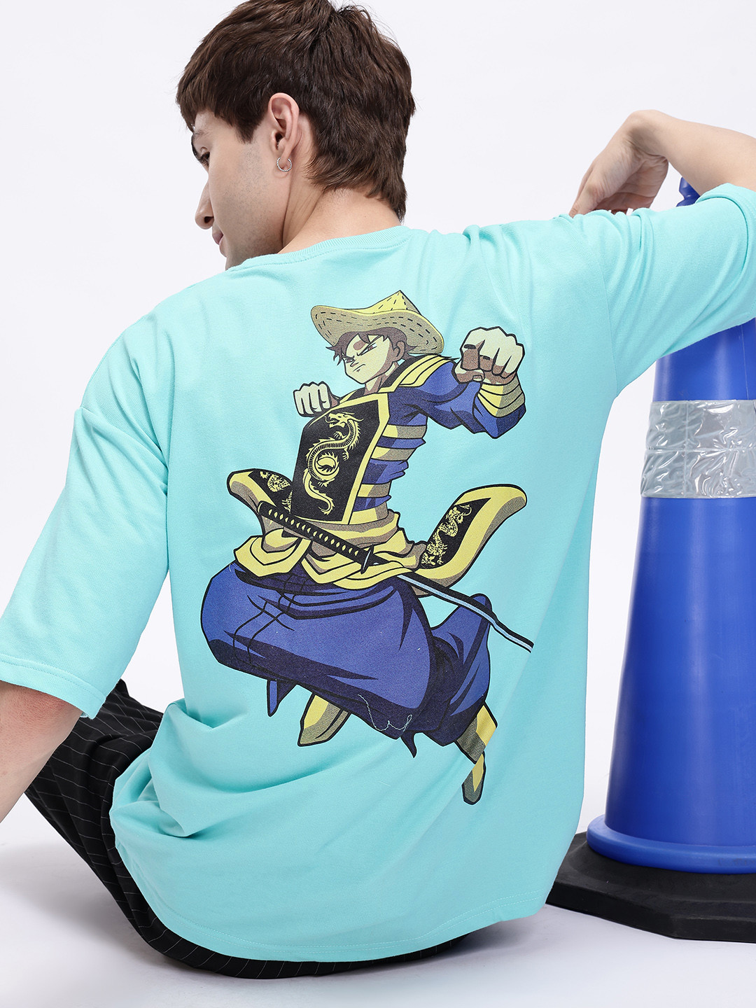 Kook N Keech Anime Naruto Printed Oversized T-shirt