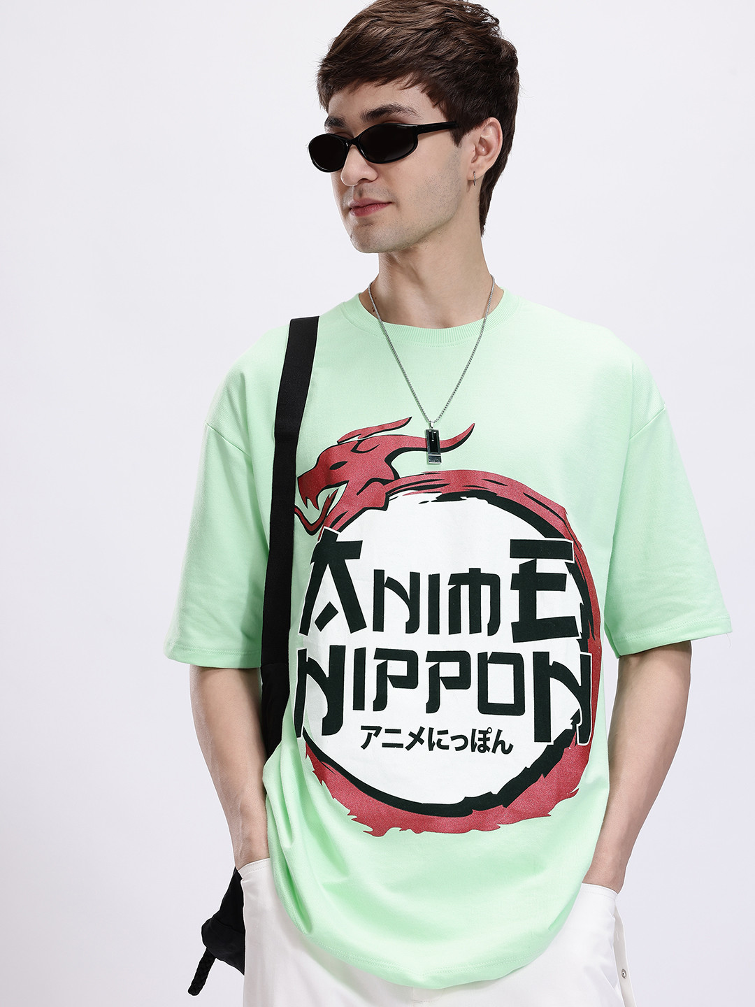 Kook N Keech Anime Nippon Printed Oversize T-shirt