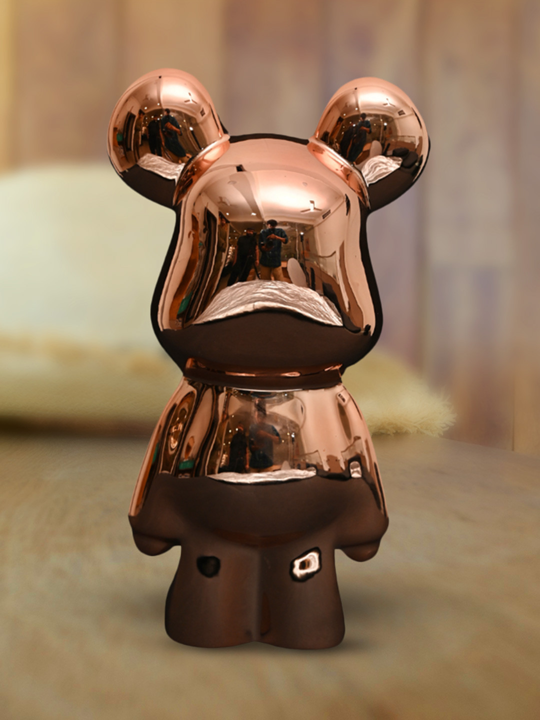 MIDLAND Resin Coloured Toned Rose Gold FRED Showpiece