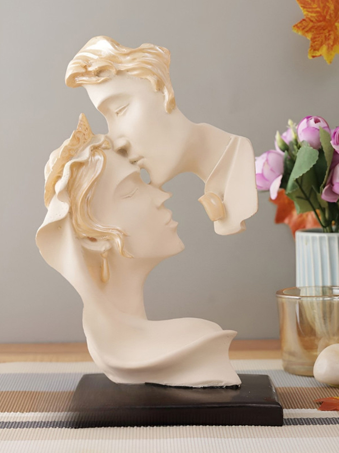 CraftVatika White Curio Showpiece