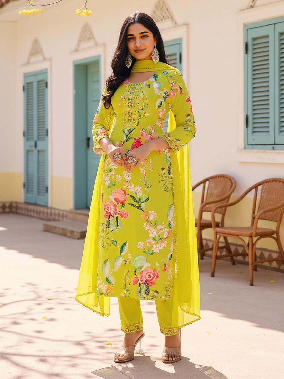 SZN Women Floral Print Kurta Sets