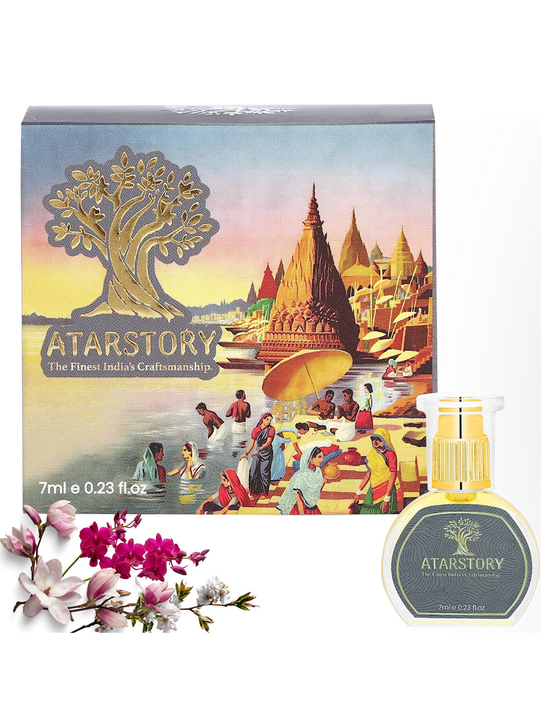 ATARSTORY Twin Orchid Alcohol Free Long Lasting Luxury Attar - 7 ml