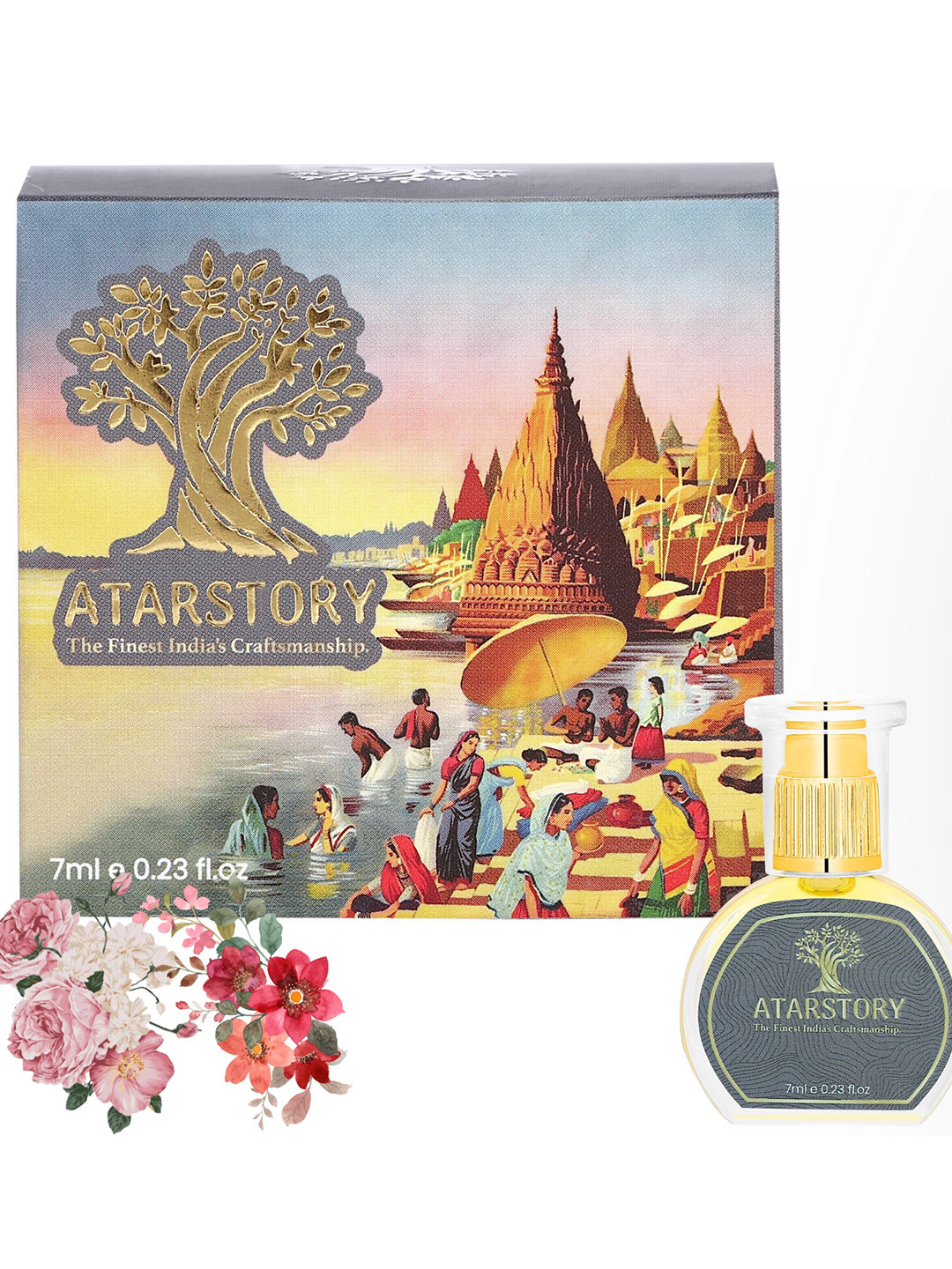 ATARSTORY Floral  Alcohol Free Long Lasting Roll On Attar- 7 ml