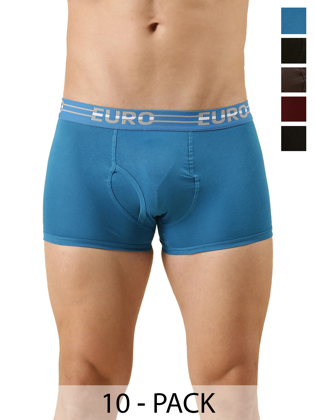 Euro Pack Of 10 Assorted Mini Trunks Euro-Micra-Plain-Mini-Trunk-10