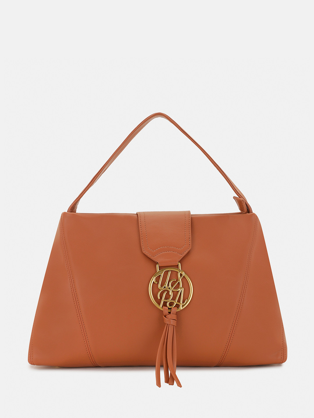 U.S. Polo Assn. Women PU Structured Hobo Handbag