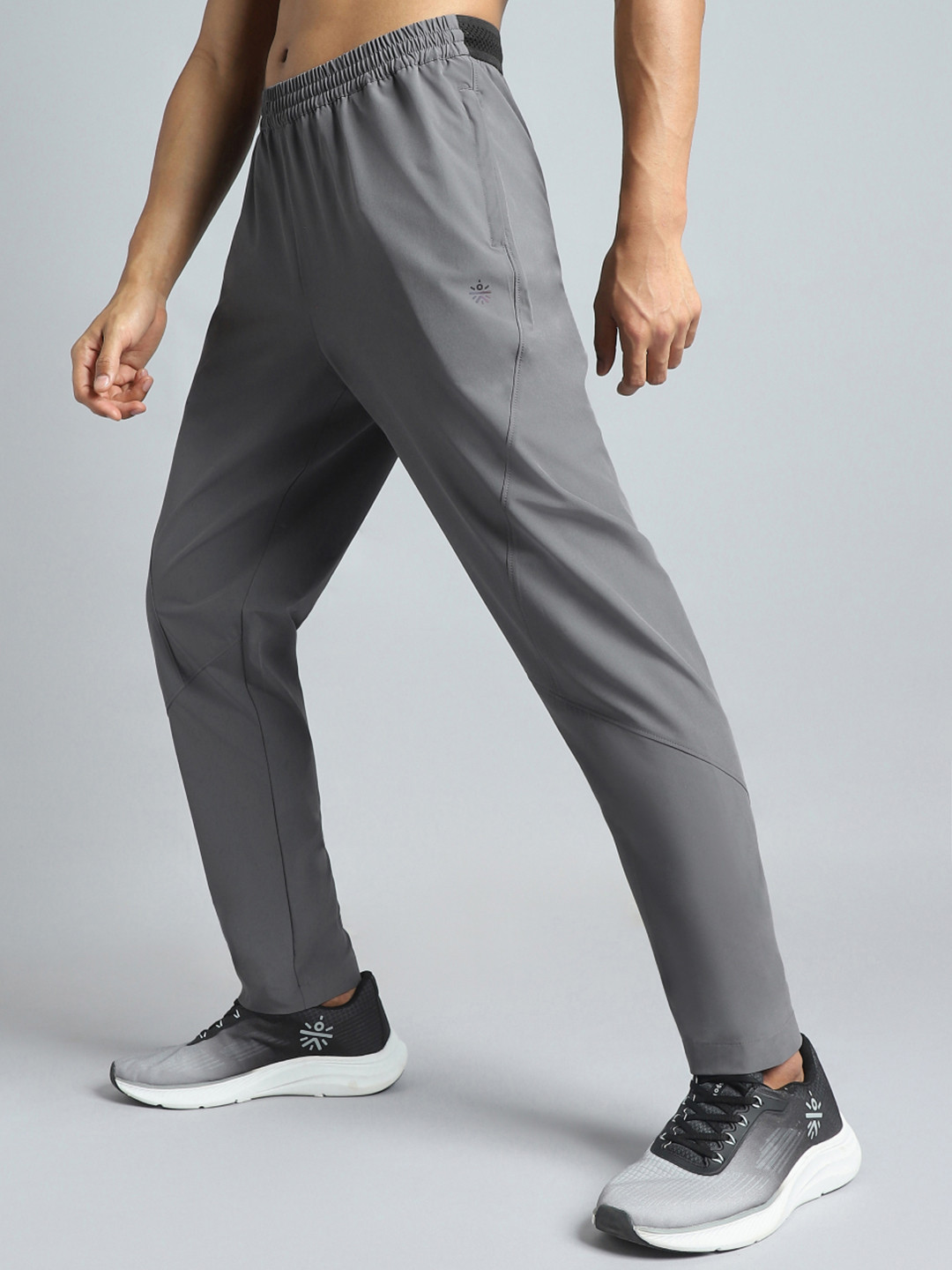 CULT Men Dark Grey True Performance Sculpted Trackpants