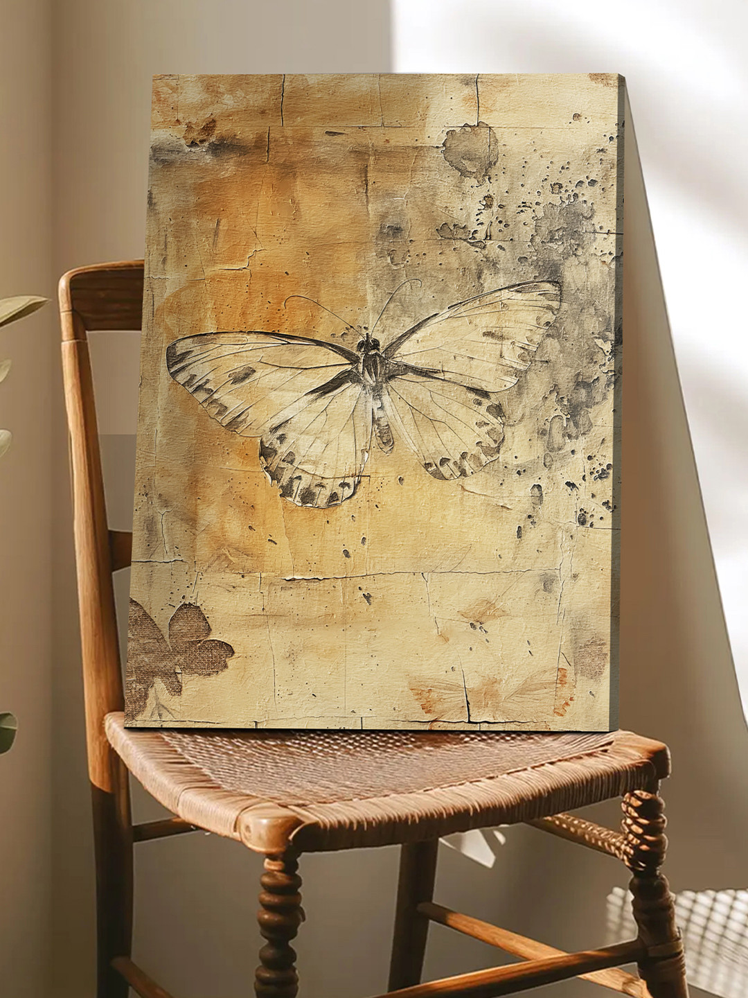 Art Street Brown & Black Birds and Animals Printed Canvas Wall Art