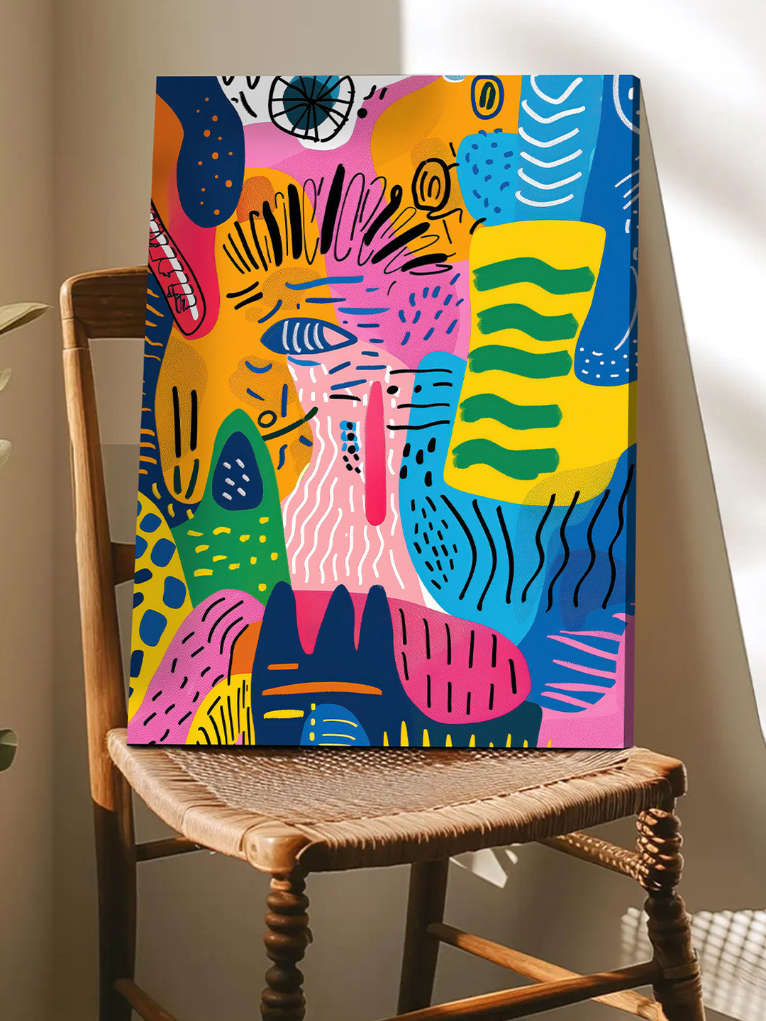 Art Street Art StreetMulticolor Abstract Pattern Painting