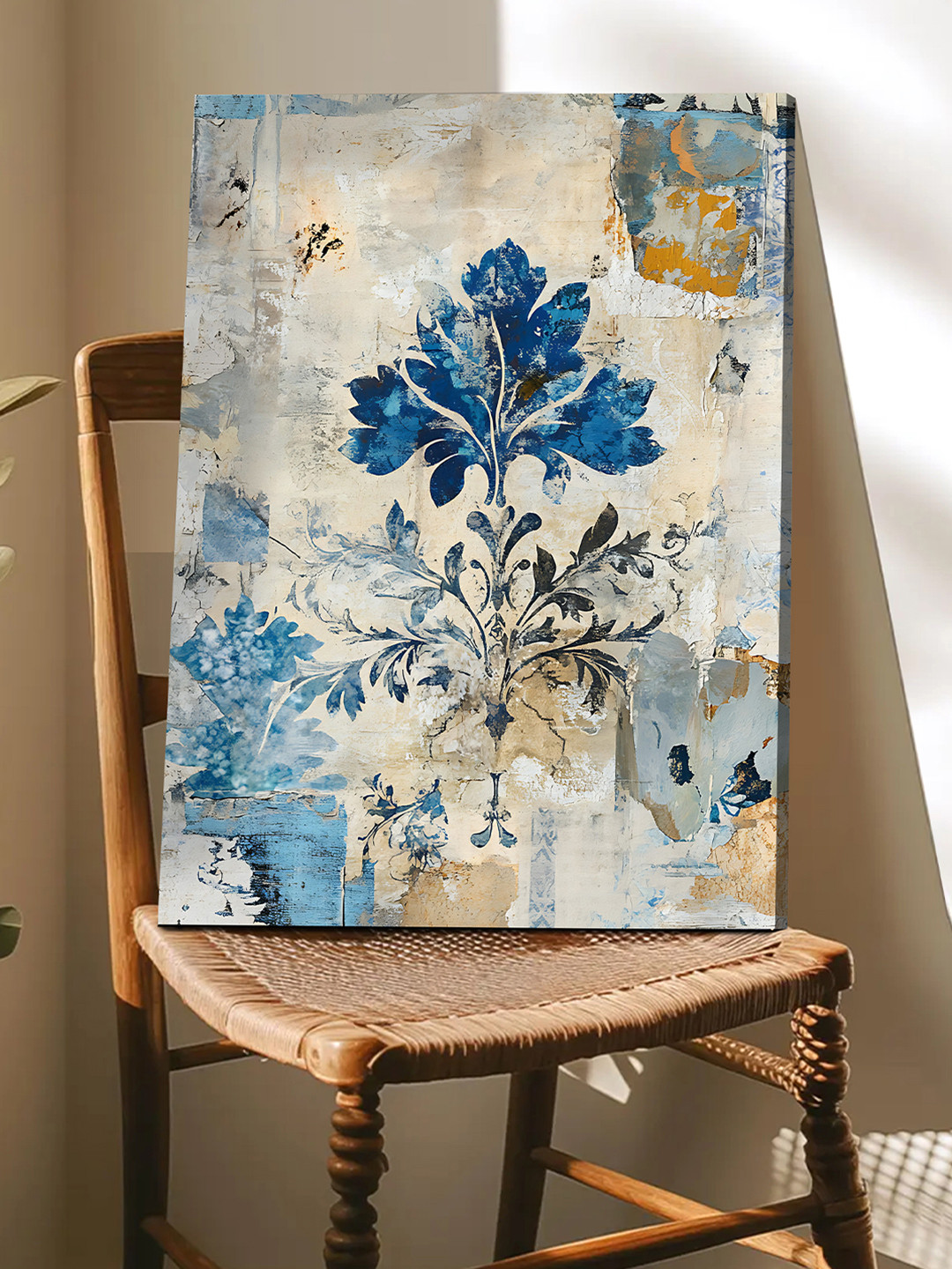 Art Street Art Street Multicolour Abstract Watercolor Floral Art Canvas painting