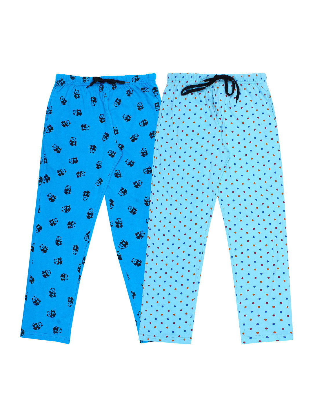 Fasha Kids Pack of 2 Kung Fu Panda Printed Cotton Slim Fit Track Pants