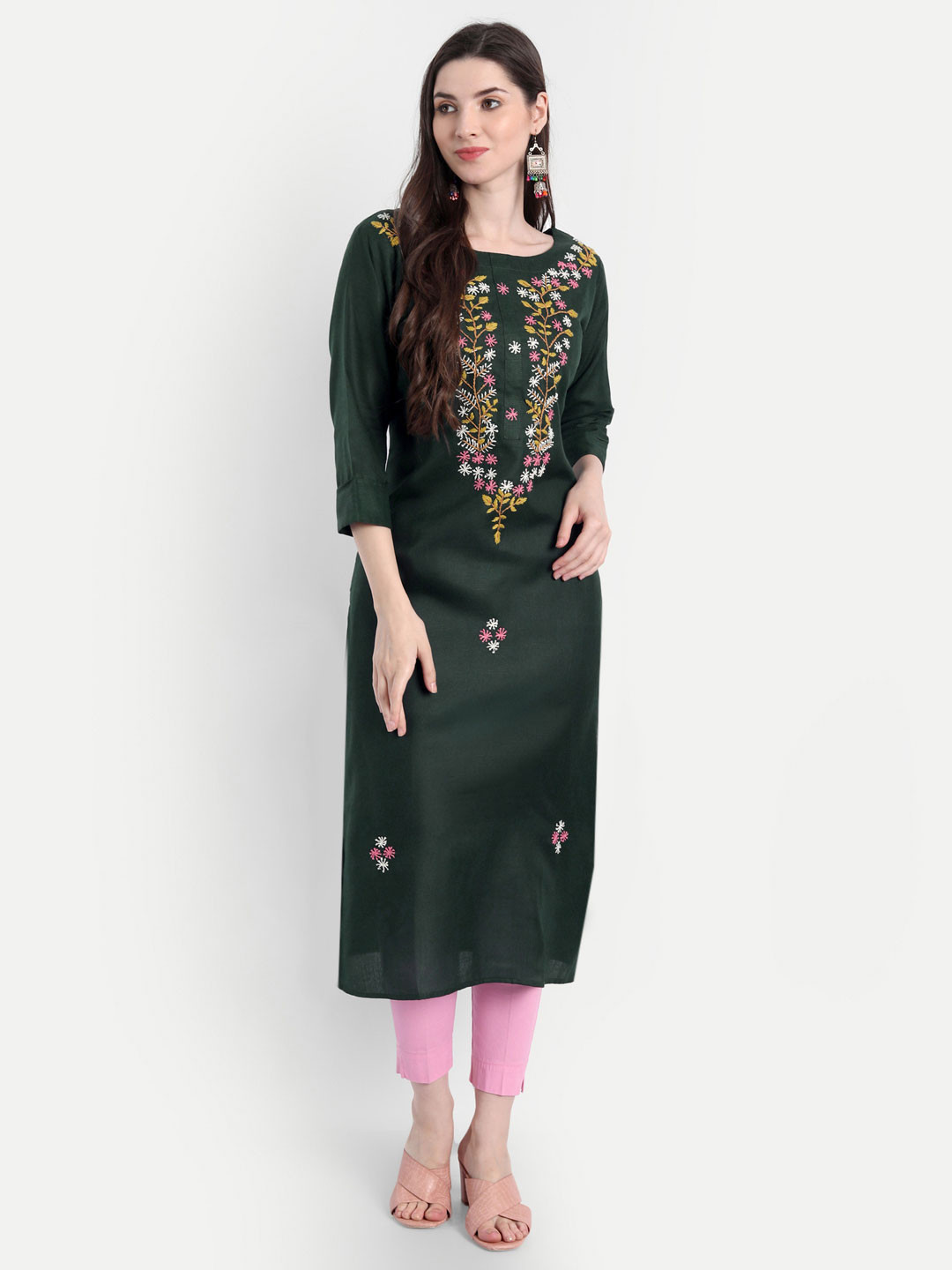 4u Fashion Women Thread Work Kurta