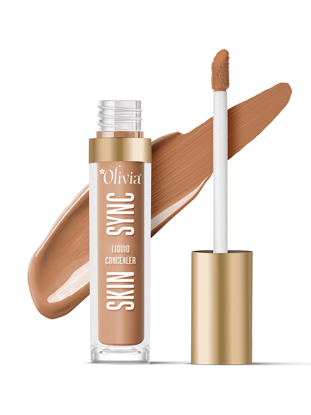 Olivia Skin Sync Liquid Concealer With Jojoba Oil - 7.5 ml - Amber Glow 06