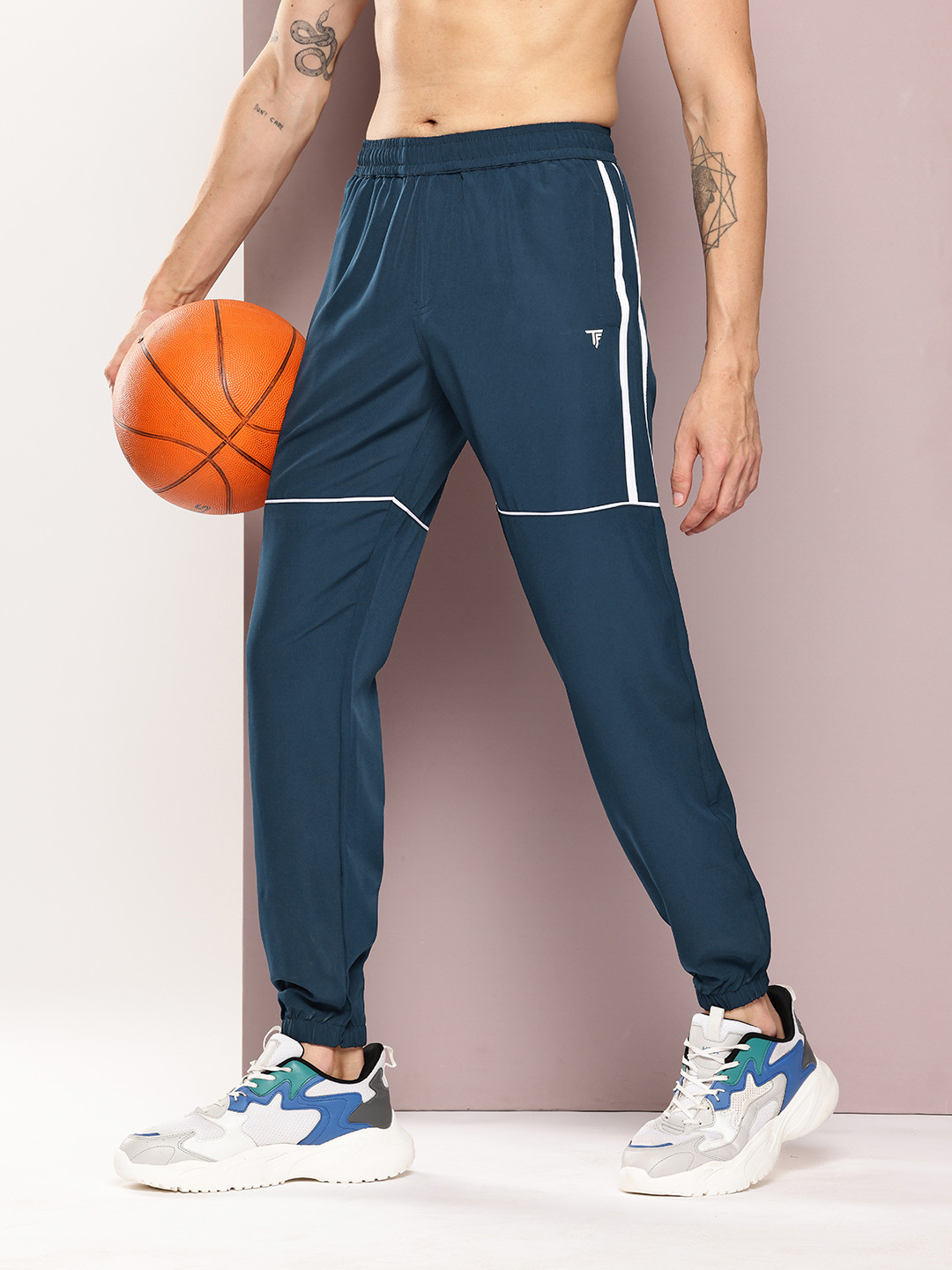 TURNFIT Men Airforce Straight Fit Training Track Pants