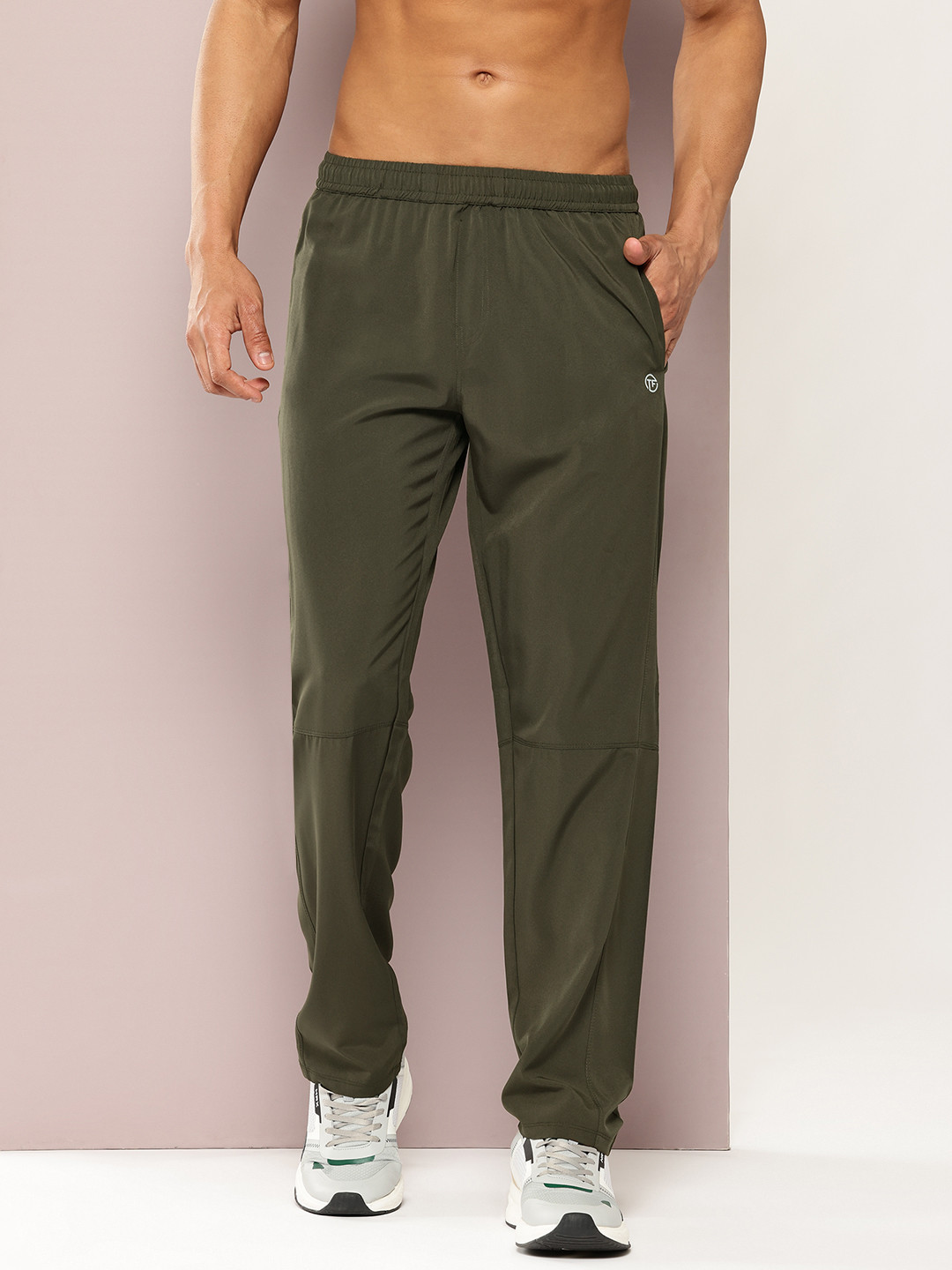 TURNFIT Men Straight Fit Running Track Pants