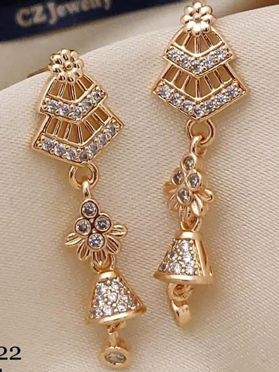 RACHA FASHION Gold-Plated Alloy Earrings