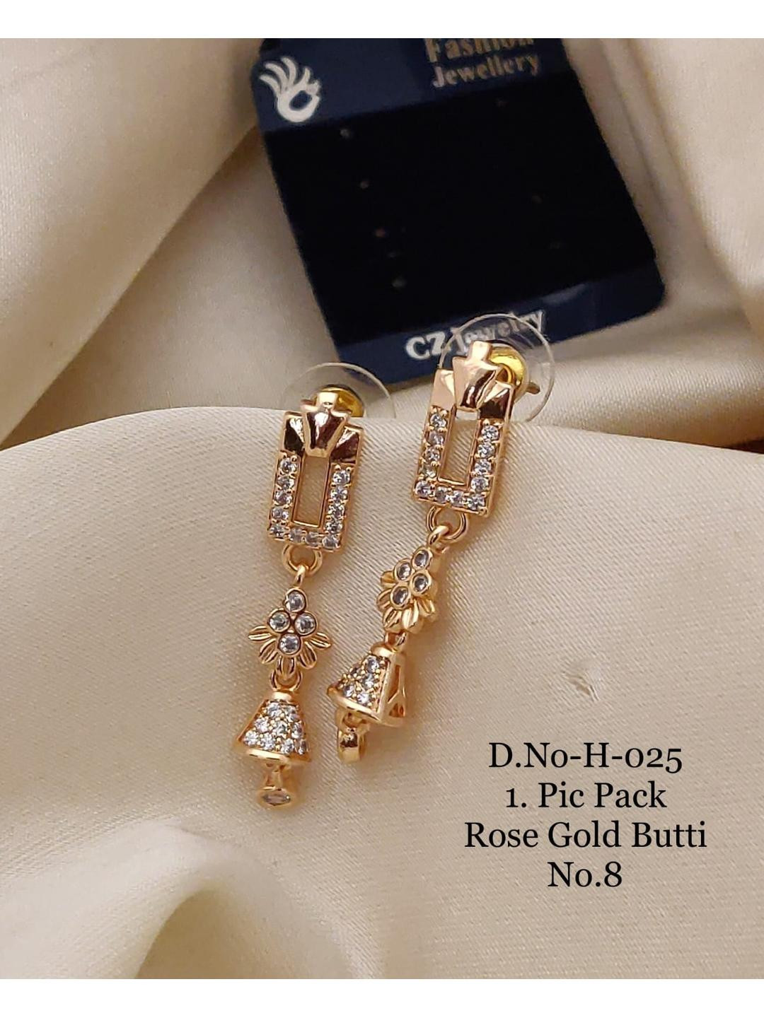 RACHANA FASHION Diamond Shaped Jhumkas Earrings