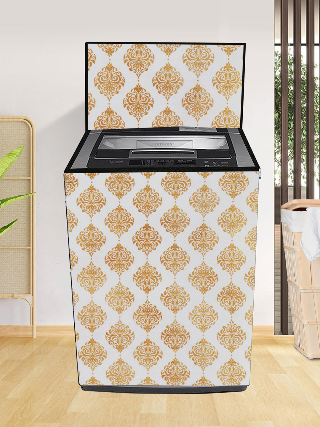MOGNE FAB Yellow Plastic Washing Machine Cover