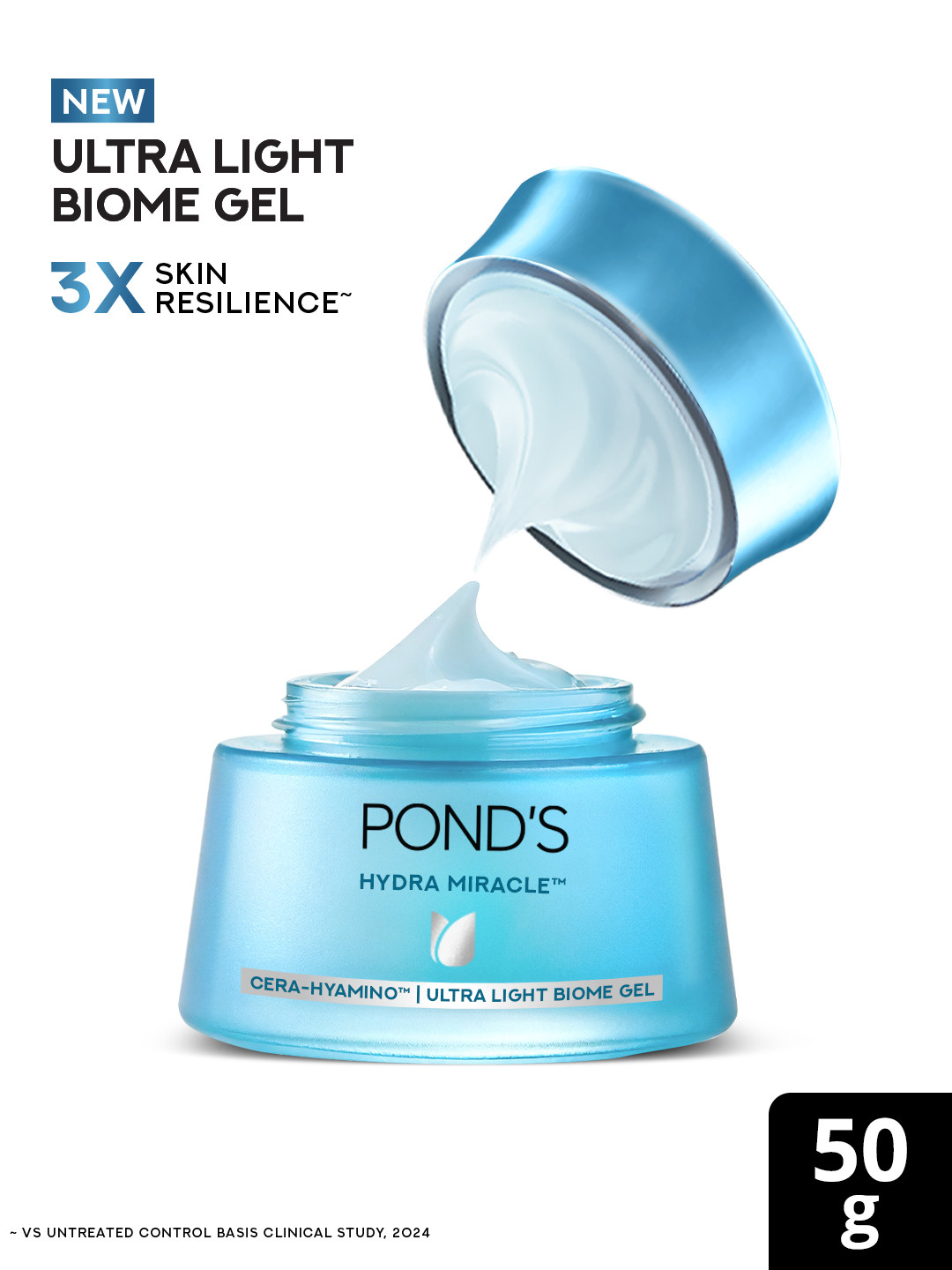 Ponds Ultra Light Biome Gel with Cera-Hyamino - 50 g