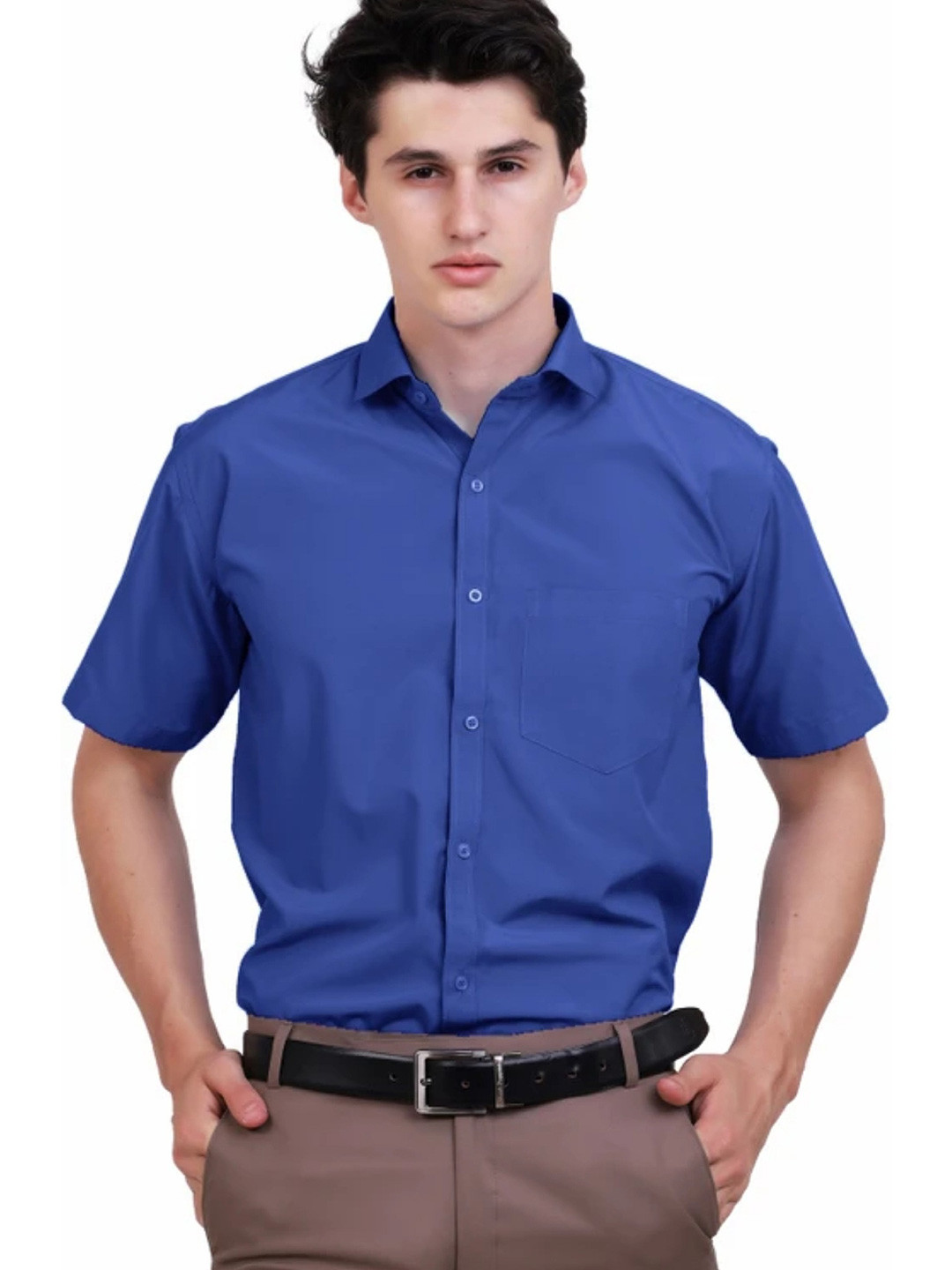 APPEL TOUCH Classic Fit Short Sleeves Formal Shirt