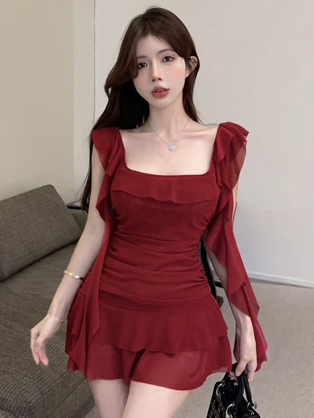 StyleCast Women Casual Bodycon Mini Dress