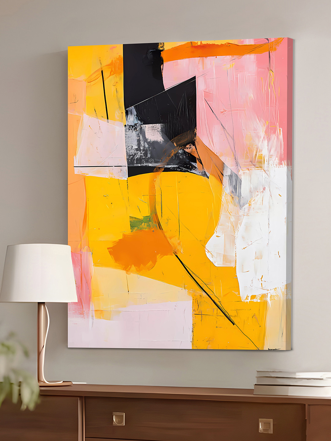 Art Street Multicolor Modern Canvas Wall Art