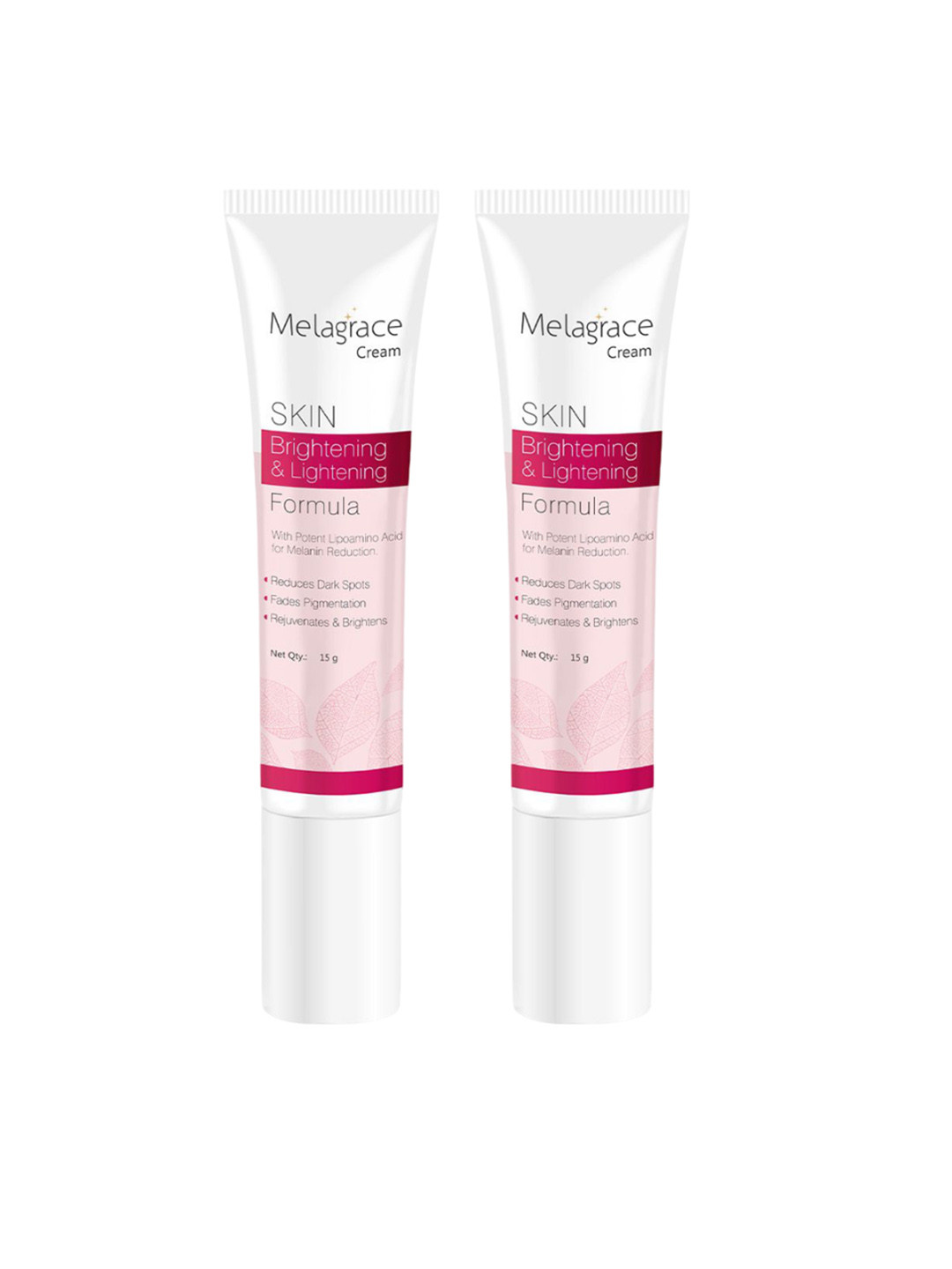 Leeford Melagrace Set Of 2 Skin Brightening & Lightening Face Cream - 15 g Each