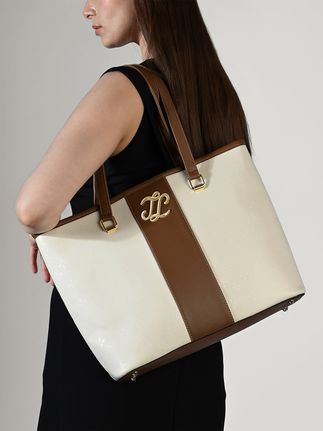 LAVIE Signature Women Tarrytown Colourblocked Tote Handbag