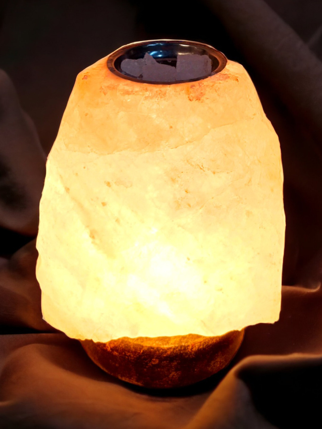 Aroma DIffuser Himalayan Rock Salt Lamp for Positive Energy, Table Lamp