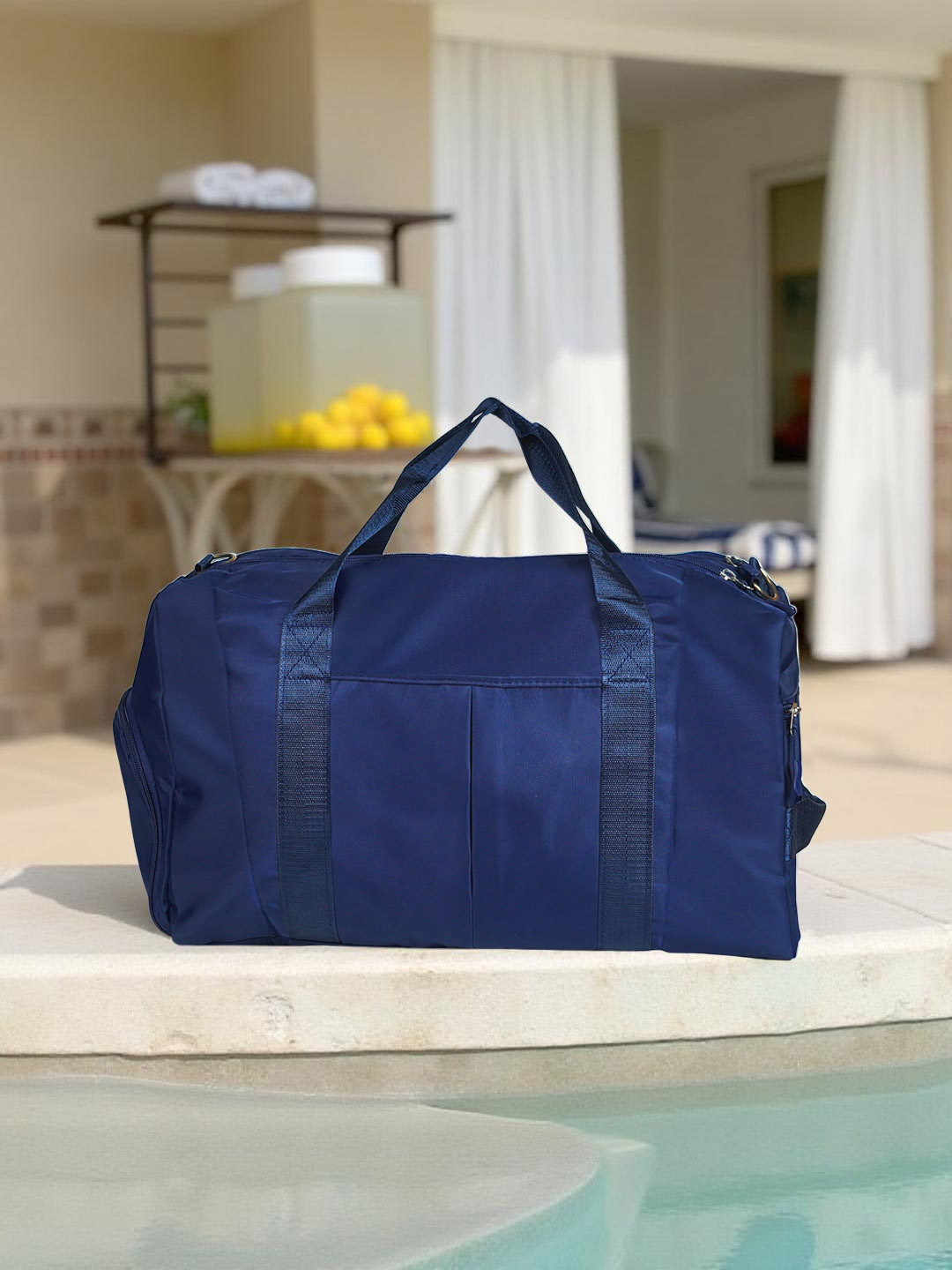 Golden Peacock Medium Foldable Sports Or Gym Waterproof Duffel Bag