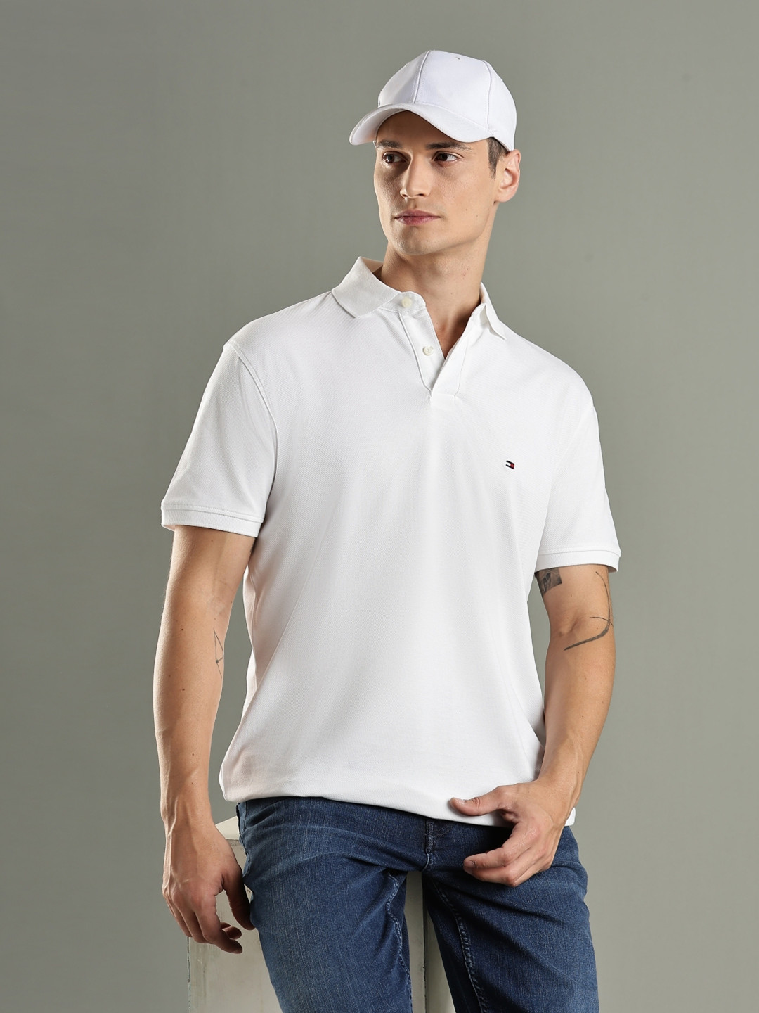 Tommy Hilfiger Europe Polo Collar Regular Fit Cotton Polo T-Shirt