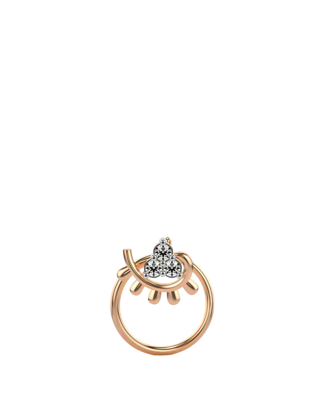 VALANOVA Women Diamond Nosepin