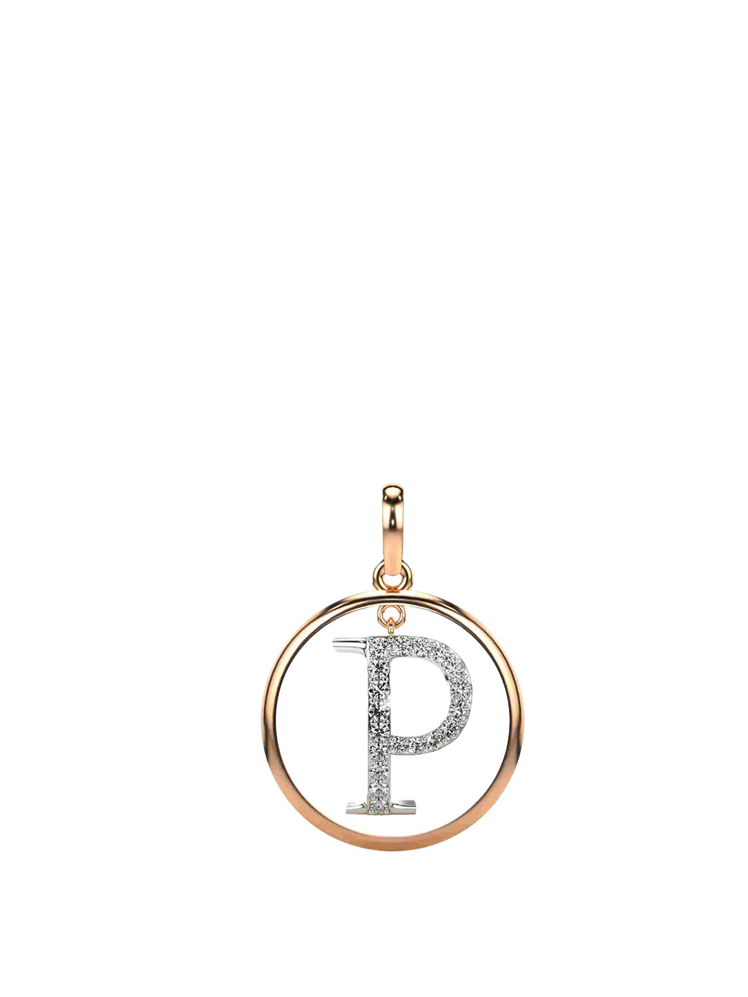VALANOVA Women Sterling Silver Diamond Pendant