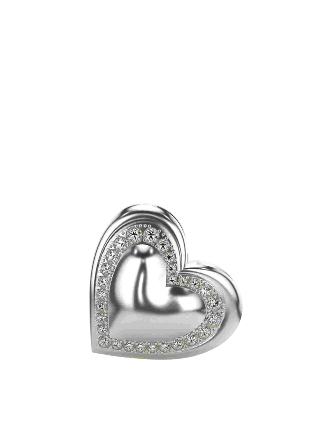 VALANOVA Women Sterling Silver Diamond Pendant
