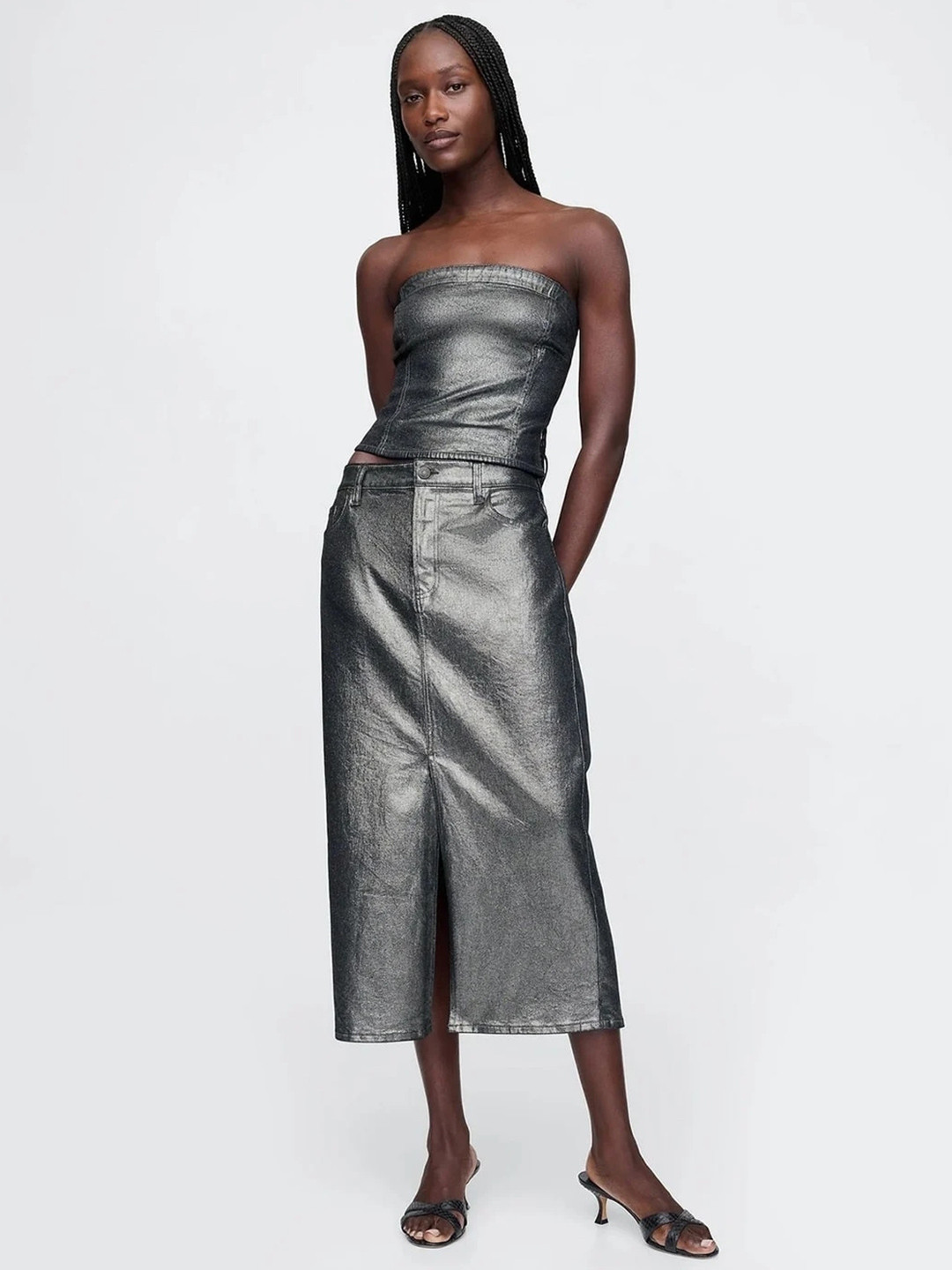 GAP Midi Pencil Skirt with Insert Pockets