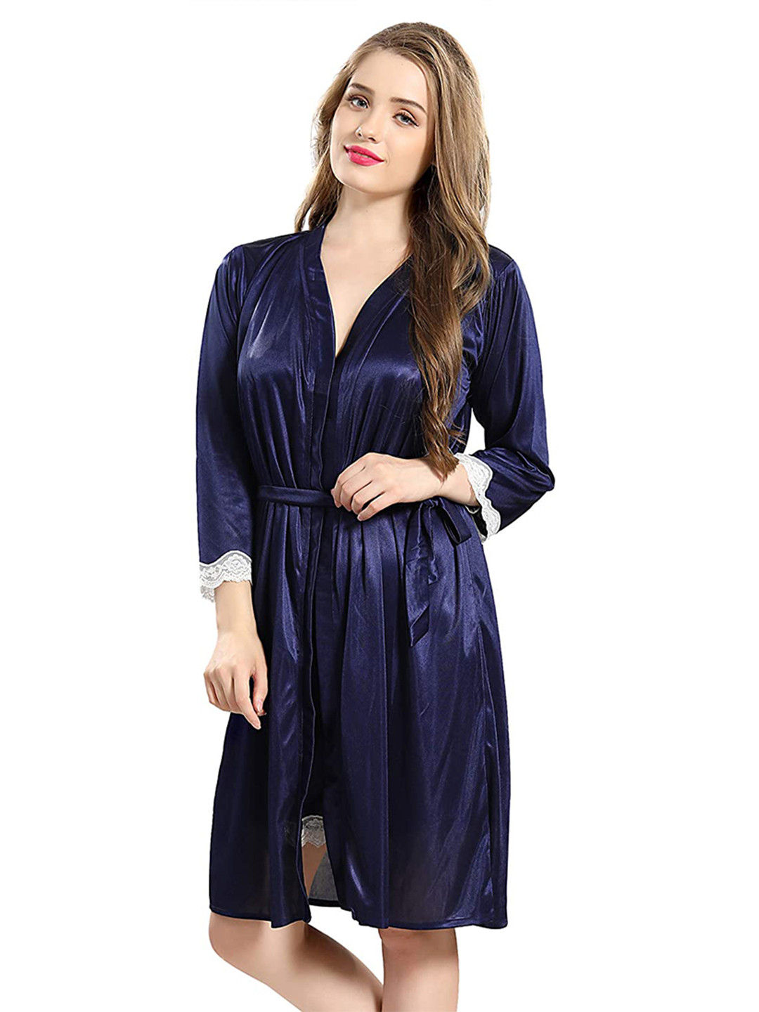 Moda Rapido Maxi  Blue Nightdress