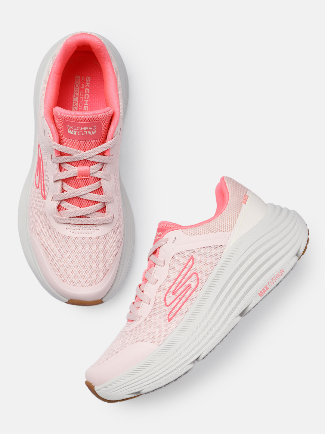 Skechers Women MAX CUSHIONING ENDEAVOUR - CA Mesh Running Shoes