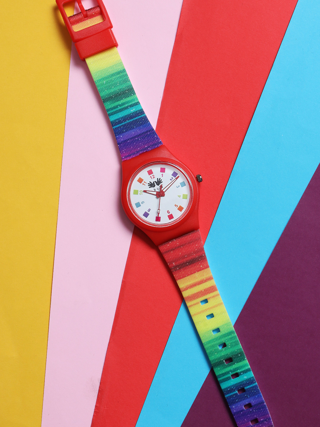 JI & JA Kids Brass Dial & Straps Analogue Watch JJ204