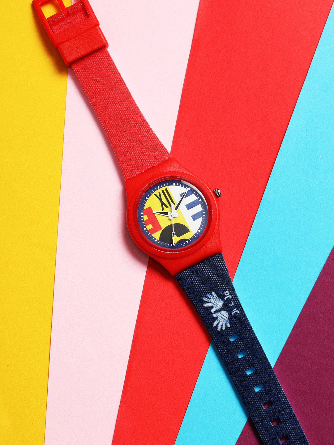 JI & JA Kids Round Dial & Silicon Straps Watch JJ203