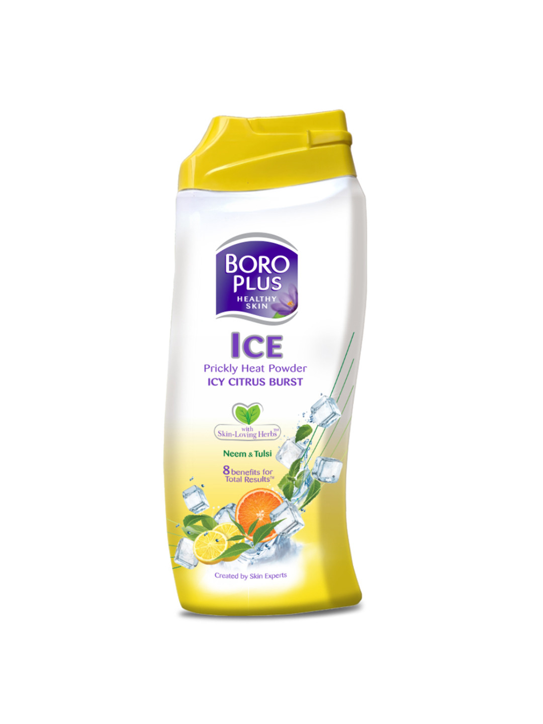 BOROPLUS Icy Citrus Burst Ice Prickly Heat Powder with Neem & Tulsi - 400 g