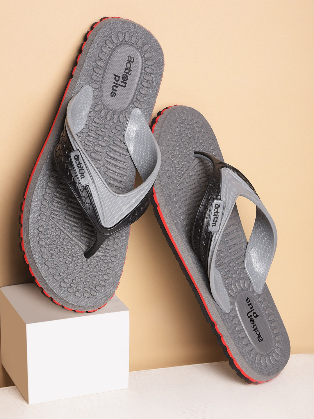 Action EVA Flotter Men Self Design Synthetic Thong Flip-Flops
