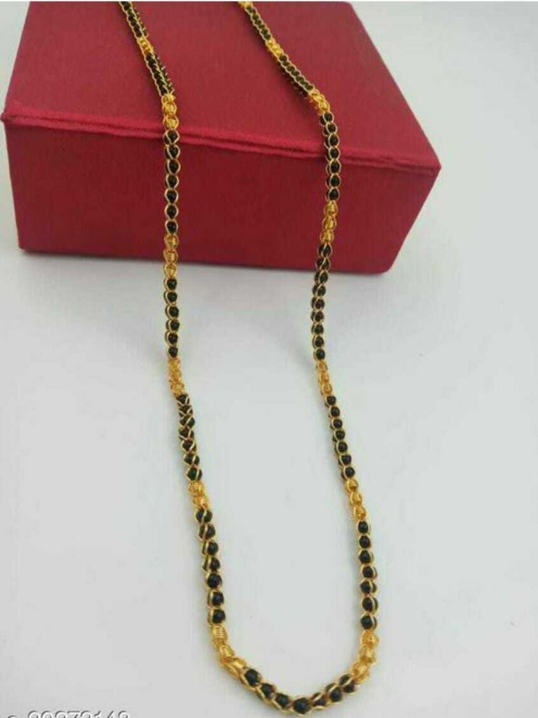 niva fashion Womens Gold Plated 3Layer For Wedding & Occasion wear Jewellery Long Mangalsutra 28Inch