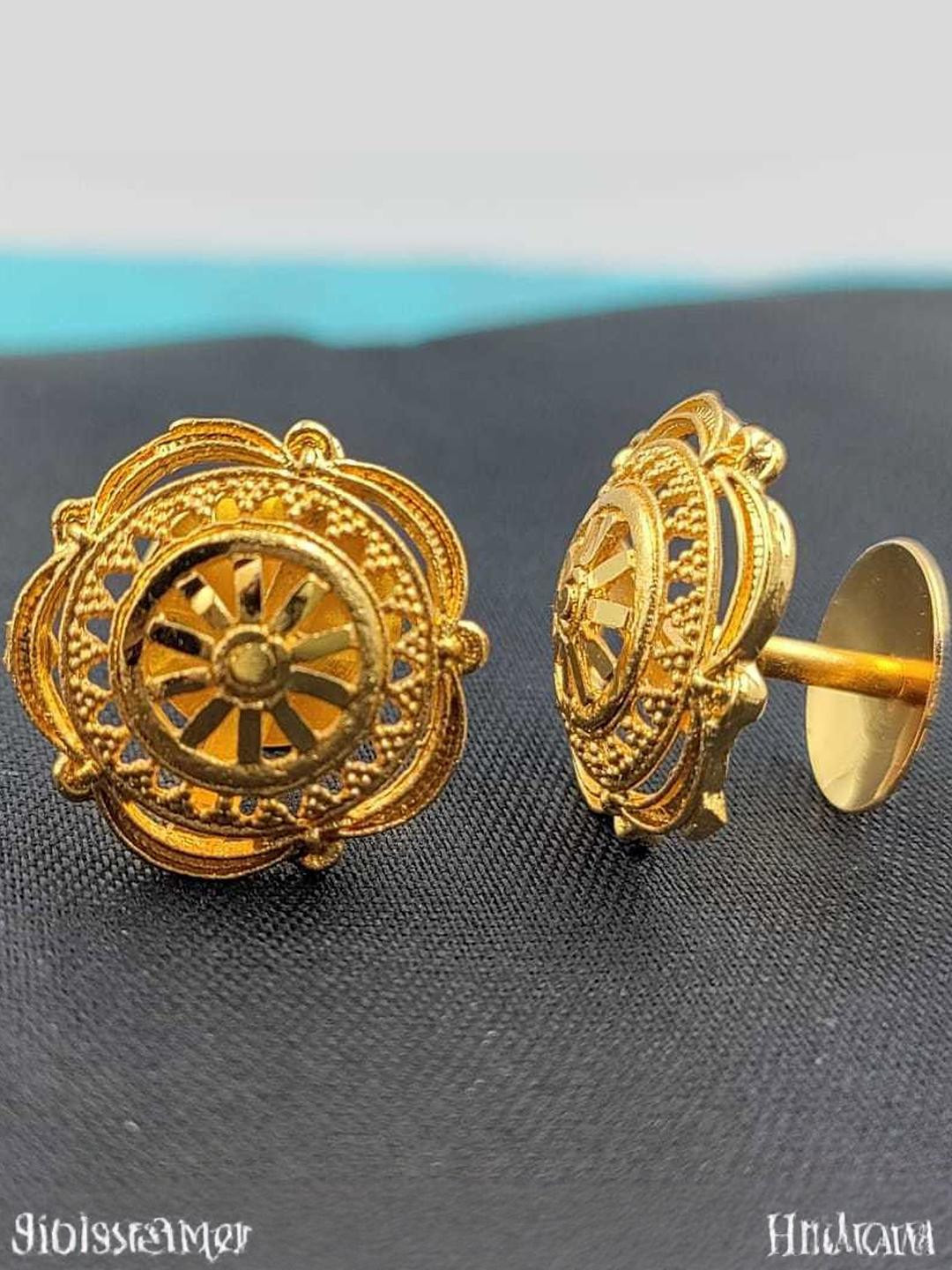 Niva Fashion Brass Stud Earring Women Artificial Jewellery Brass Stud Earring