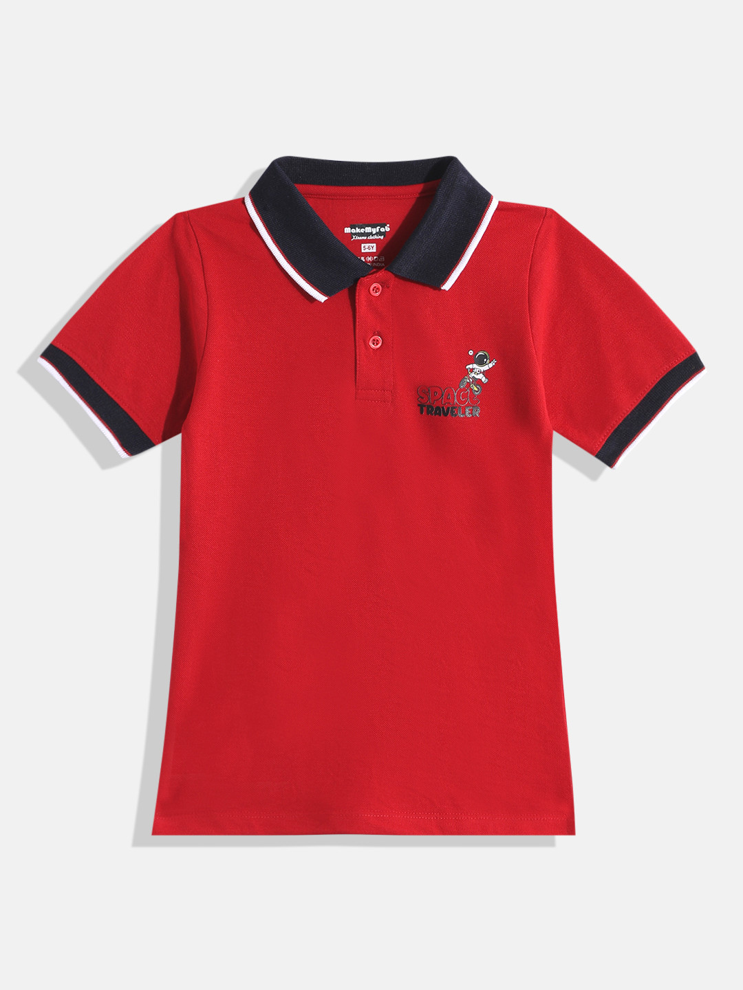 makemyfab Boys Polo Collar T-shirt