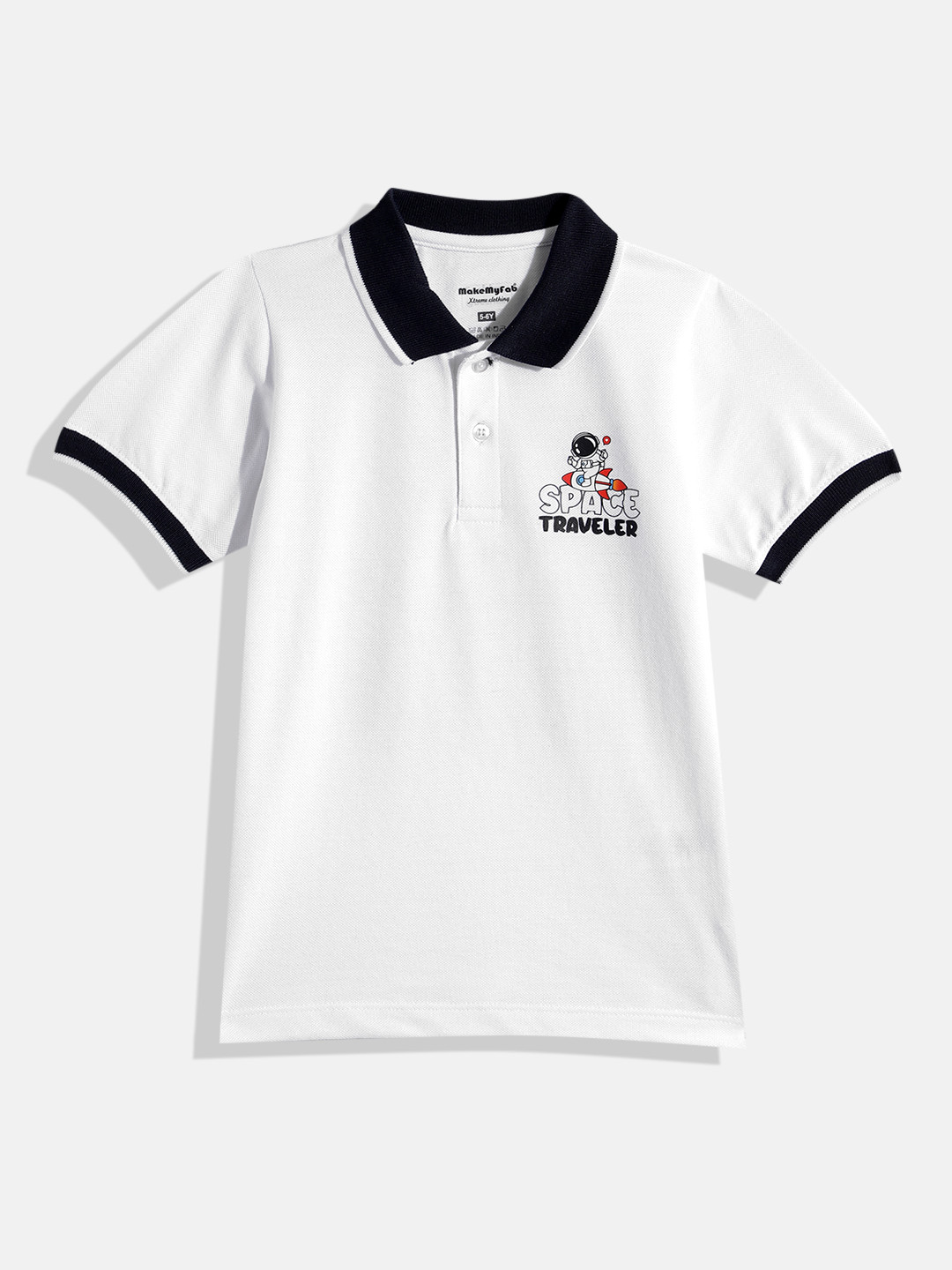 makemyfab Boys Polo Collar T-shirt