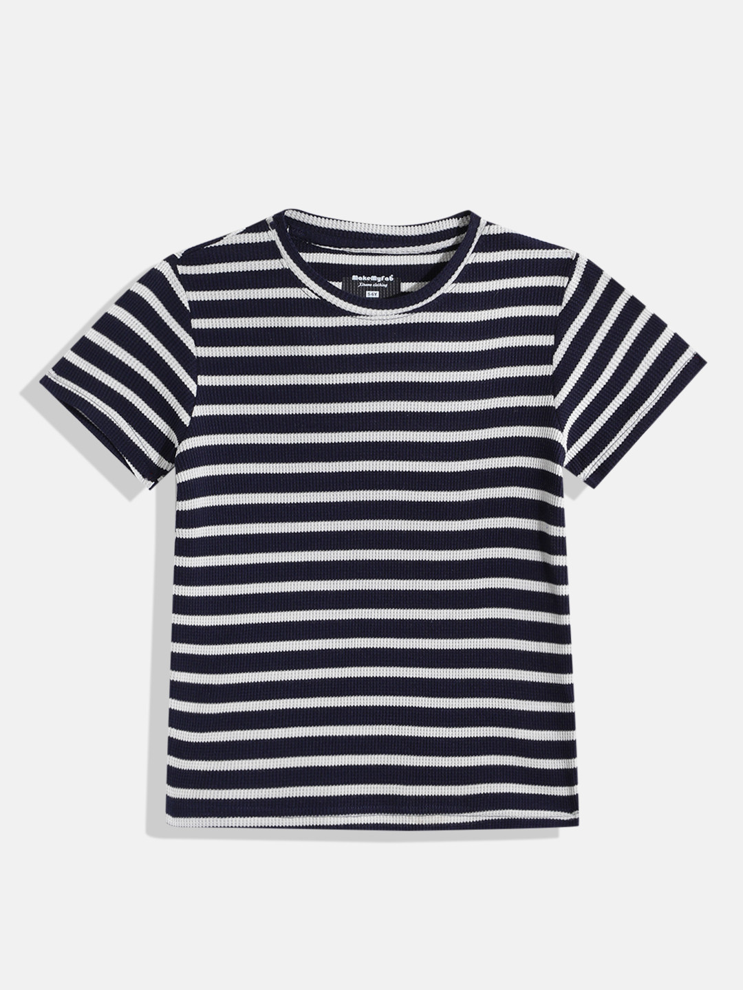 makemyfab Boys Striped T-shirt