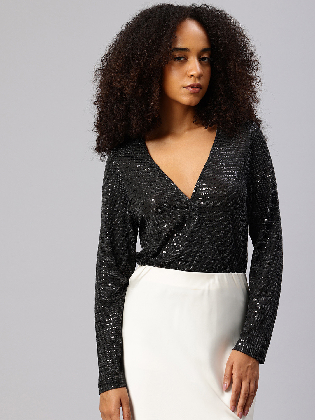 London Rag Solid Wrap Around Bodysuit