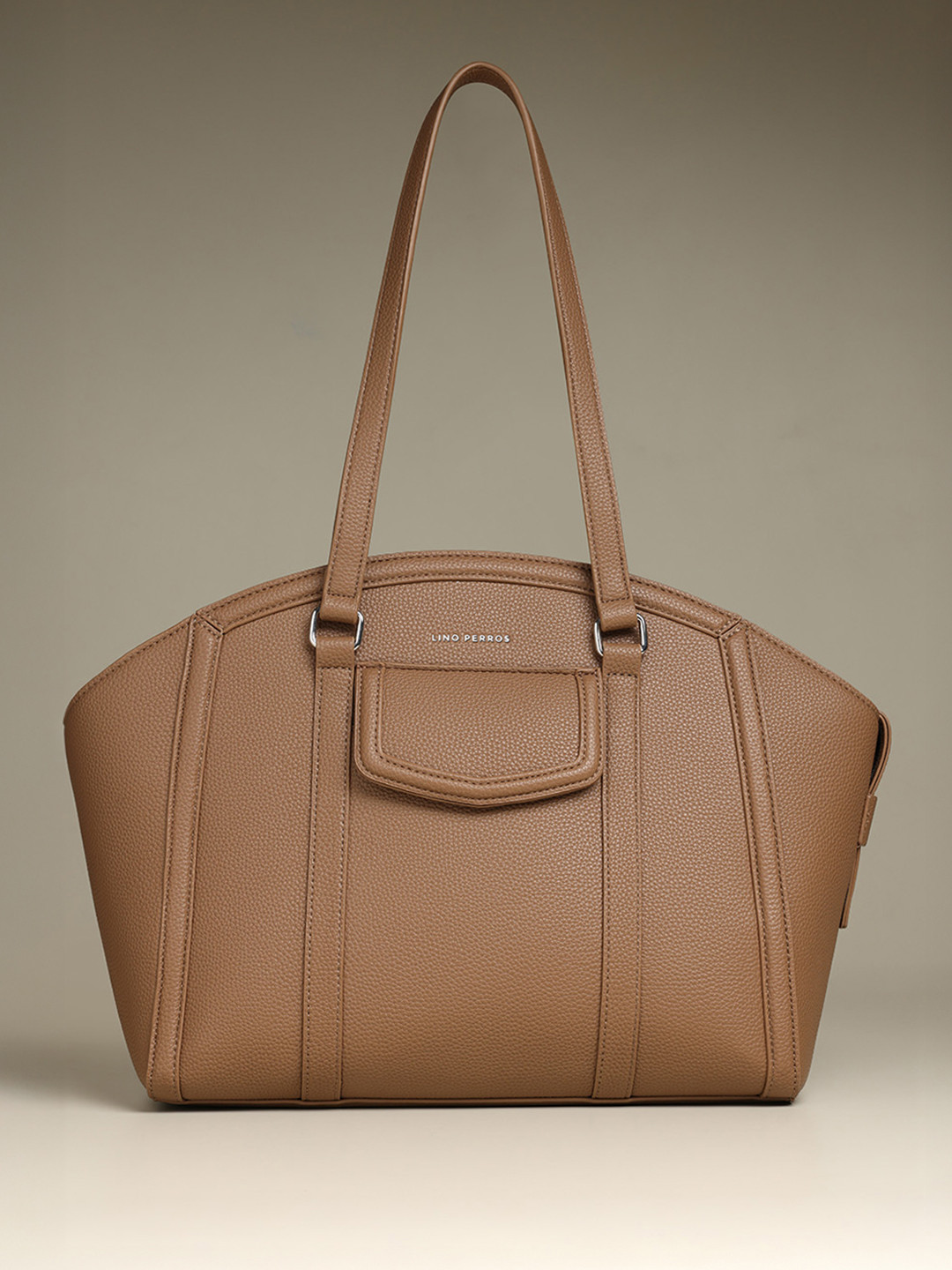 Lino Perros Lino Perros Ella Mocha Swagger Tote Bag